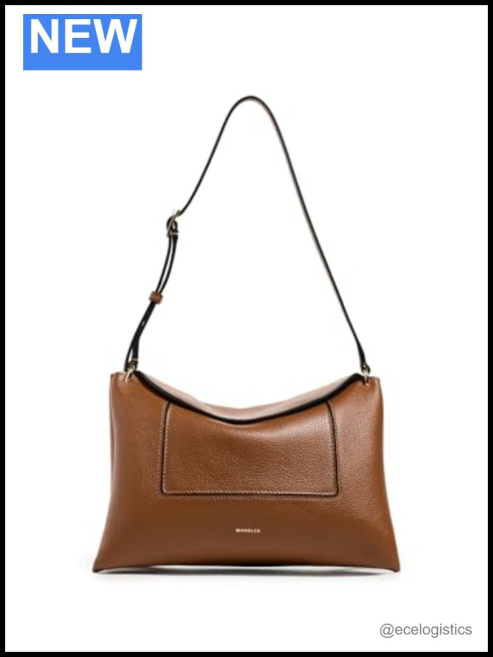 Wandler Penelope Slouch Hobo Bag 100% Leather Fold-Over Flap Top Handle